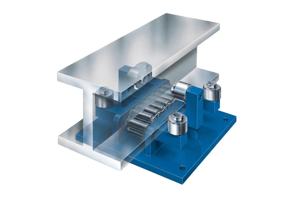 Heavy-Duty I-Beam Guide Roller Assembly, Model BE-IGR80
