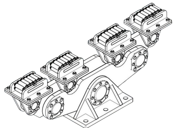 Heavy Duty Rocker Equalizer Beam Assembly